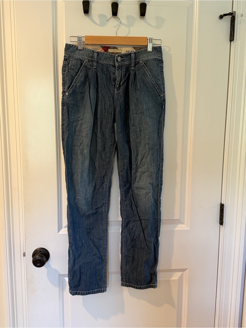 Burberry Medium Blue Straight-Leg Jeans